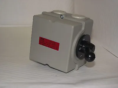 32 Amp Rotary Cam Changeover Switch  3 Position 4 Pole Aluminium New Pta10 • £29.99