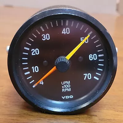 VDO 333051 7000RPM Cockpit Tachometer 3 1/8  W/ Out Of Dash Case Vtg OEM Part • $99.95