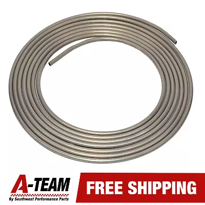 A-Team Performance 3/8  Diameter 25' Aluminum Coiled Tubing Fuel Line • $25.99