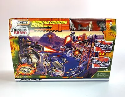 Mountain Command Center Vintage Matchbox Mission Bravo Playset New NIB 1998 Rare • $199.98