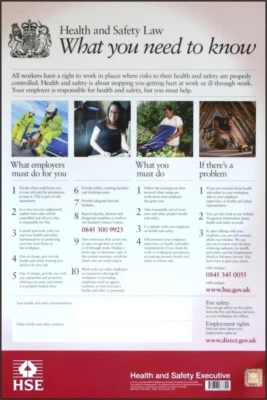 £43.74 • Buy AS4773 - ASEC HSE01 Health & Safety Poster 800mm X 600mm PVC Sign