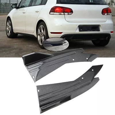 For VW For Golf MK6 GTI R Rear Bumper Lip Diffuser Wrap Angle Splitter Canards • $28.95