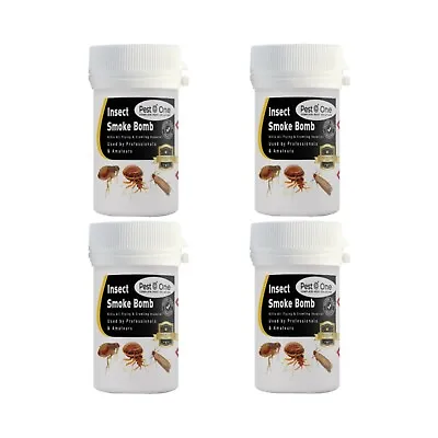 Bed Bug Bomb Killer Fogger Smoke Treatment Bedbugs Insect Poison Kills Quick IN • £14.65