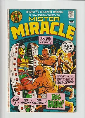 MISTER MIRACLE #4 1971 DC COMICS Jack Kirby 1st App Of Big Barda F/VF 6.5-7.0 • $39.25