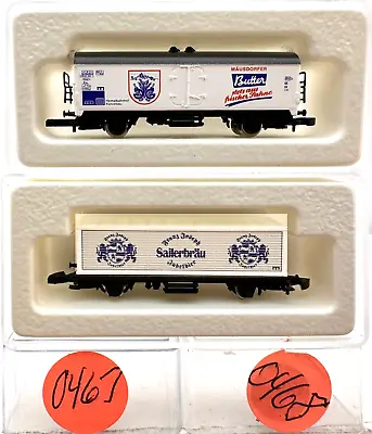 Marklin Z Scale M/M 0467 & 0468   2  COLLECTOR  FREIGHT Cars Marklin  Boxes  C8 • $39.95