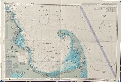 Admiralty 3096 CAPE COD BAY UNITED STATES - EAST COAST MASSACHUSETTS Map Chart • $81