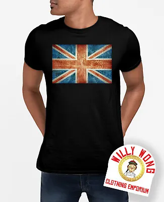 Union Jack Flag T-Shirt Retro Tee 70s 80s 90s Tee County England Gift Classic UK • £10.23