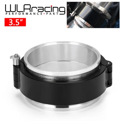 $31.90 • Buy For 89mm 3.5 Inch Aluminum HD Intake V-band Clamp Intercooler Pipe Quick Release