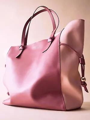 Victoria's Secret Cinch Top Tote Purse Shoulder Bag Handbag Bare Rose $58 NWT • $26.90