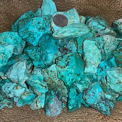 $19.07 • Buy 500 Carat Lots Of Natural Turquoise Rough (Not Stabilized) + A Free Gemstone