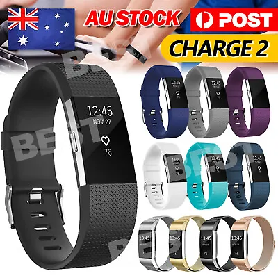 $4.45 • Buy For Fitbit Charge 2 Bands Various Replacement Wristband Watch Strap Bracelet