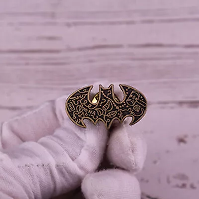 Funny Decorative Pattern Bat Cute Mini Metal Enamel Badge Brooch Pin • $3.49