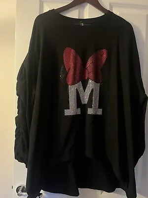 M Minnie Mouse Bow Diamanté Jumper One Size • £15