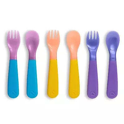 Munchkin® ColorReveal™ Color Changing Toddler Forks And Spoons 6 Pack • $8