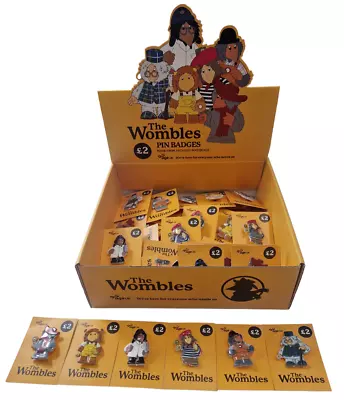 Age UK Charity 3 PACK ASSTD Pin Badges The Wombles Limited Edition Collectable • £9.99