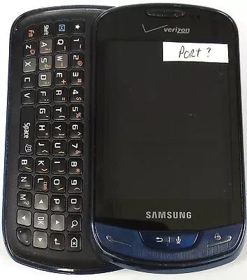 Samsung Brightside SCH-U380 - Blue ( Verizon ) Cellular Slider Phone • $5.09