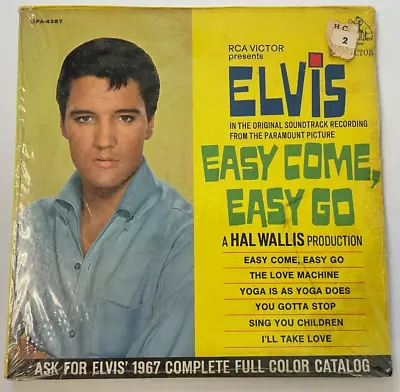 Elvis Presley EP   Easy Come Easy Go  -Cardboard Sleeve IN SHRINK! Beauty! (RCA) • $37