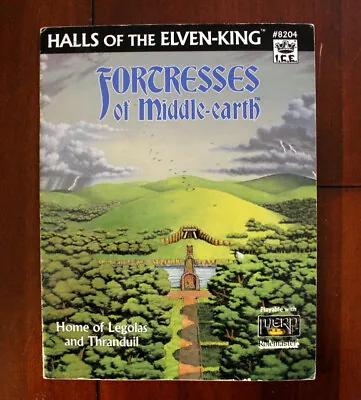 £38.29 • Buy Halls Of The Elven-King Middle-Earth Roleplay RPG MERP 1988 ICE