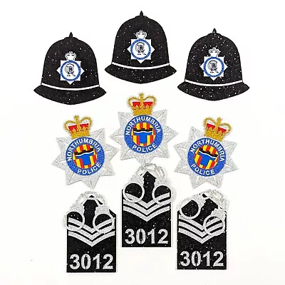 Police Cupcake Build Your Own Set. Personalised Free Delivery Non Edible • £7.99