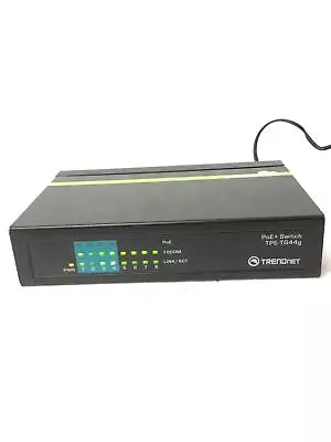 TRENDNET TPE-TG44G-A 8-Port Gigabit 4-Port POE Network Switch WORKINGFREE SHIP • $19.95