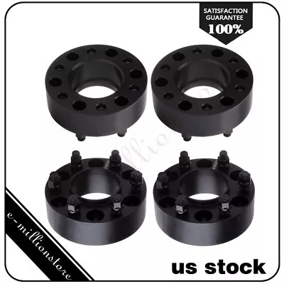 4PCS 2  6x135 14x2 Black Hub Centric Wheel Spacers For 2004-2014 Ford F-150 • $101.59