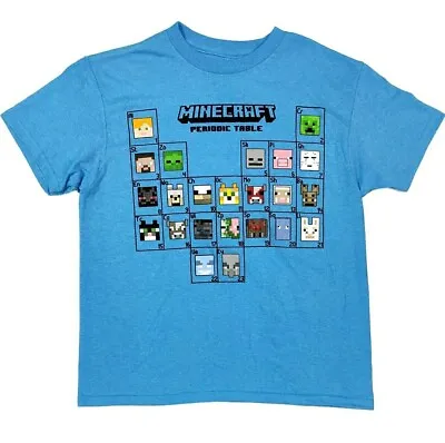 MEDIUM 8 Minecraft Periodic Table Boys T-Shirt Tee • $11