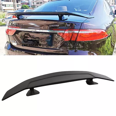 Matte Black 47  Racing Rear Trunk Spoiler Roof Tail Wing For Jaguar XE XF Sedan • $89.78