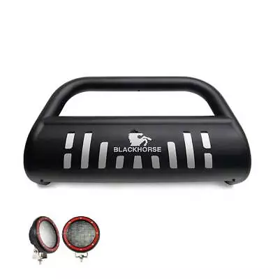 Black Horse Bull Bar Push Guard W/5.3 LED Skid Black Fit 1996-2001 Ford Explorer • $394.20