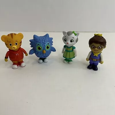 Daniel Tiger Figures PBS Tv Cartoon Toy Lot Of 4 Prince Wednesday Owl Katerina • $12.75