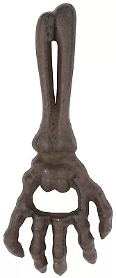 Halloween Skeleton Hand And Arm Bottle Opener Handheld Cast Iron Brown • $9.99