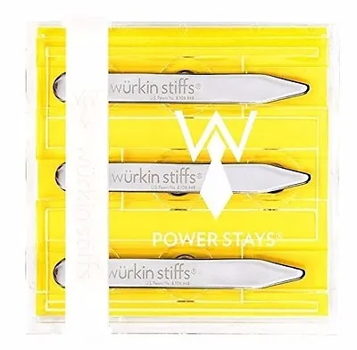 Würkin Stiffs Magnetic Power Collar Stays (3 Pairs Of 2.75 Inch Stays) Free Ship • $40