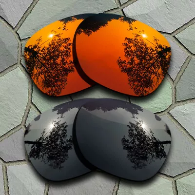 Red Orange&Grey Black Polarized Lenses Replacement For-Oakley Beckon OO9125 • $15.99