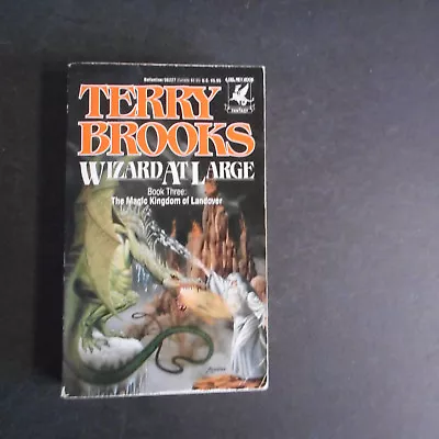 Wizard At Large Terry Brooks Magic Kingdom Of Landover PB 1993 • $4.99