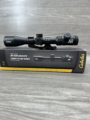 Cabelas AR Scope 3- 12x44 223 Black And Mount • $219.99