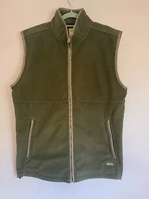 Mens PG Field Green Full Zip Fleece Gilet Hunting Shooting.Size Xl • £24.95