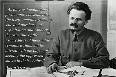 Marxist Revolutionary LEON TROTSKY Motivational QUOTE POSTER 20x30 Political • $9.99