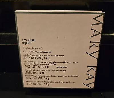 Mary Kay Timewise Repair Volu-firm The Go Set TRAVEL 5 Pc Set NIB Exp 06/25 • $34.95