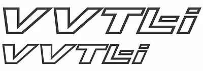 VVT-I VVTL-I Toyota Vinyl Sticker Decals (Two Diff. Sizes) - SET Of 2 • $12