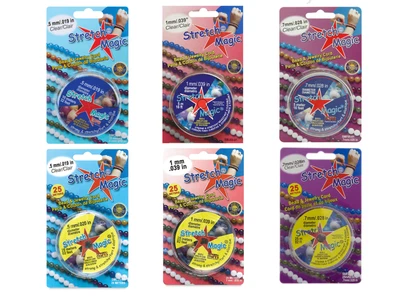 £5.49 • Buy Stretch Magic Elastic Beading Thread Cord Clear - All Sizes - Jewellery Making