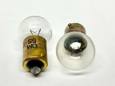General Electric 55 Miniature Bayonet Light Bulb LOT OF 2 • $10.44