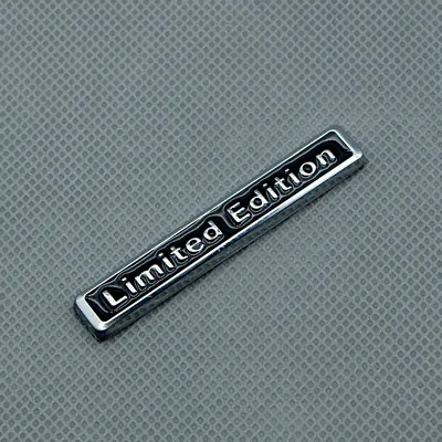 Black Metal Chrome LIMITED EDITION 3D Sport Emblem Car Rear Trunk Badge Sticker • $5.99