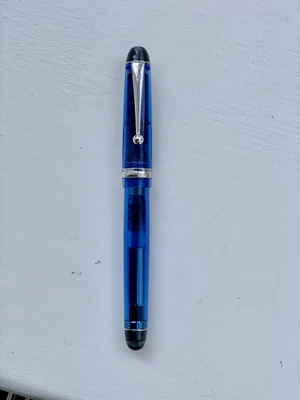 £105 • Buy Pilot Custom 74 Fountain Pen Blue Tint - Fine Nib - CONVERTER INCLUDED