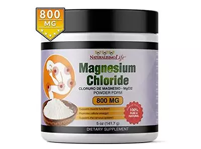 Cloruro De Magnesio Magnesium Chloride 5oz (141.7g) 800mg Scoop 177 Servings  • $15.99