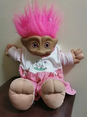 Large Vintage Russ Troll Soft Bodied Plush Troll Doll Toy  • $25