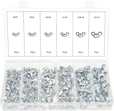 32630 - SAE Steel Wing Nut Assortment Size From #6 To 3/8  [6 Sizes] Total... • $35.60