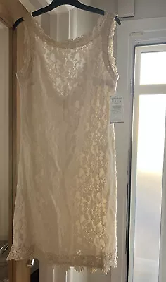 £18 • Buy Zara Cream Lace  Dress Size Small