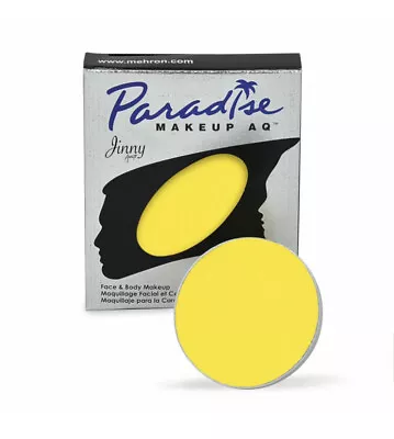 Mehron Paradise Makeup AQ Body & Face Paint Pro Yellow 1.4 Oz (40g) • $11.99