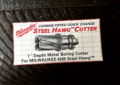 Milwaukee  9/16  Quick Change Tang Drive Steel Hawg SAW Cutter 49-57-0564 • $39.95