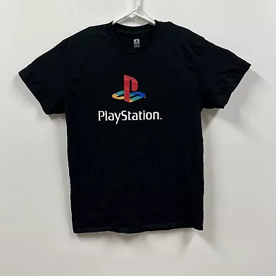 PlayStation Shirt Mens Medium Black Short Sleeve Gamer Video Games • $6.88