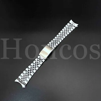 18MM JUBILEE WATCH BAND FITS FOR Seiko 5 SNKL23 SPRING BARS SILVER REPLACEMENT  • $19.59